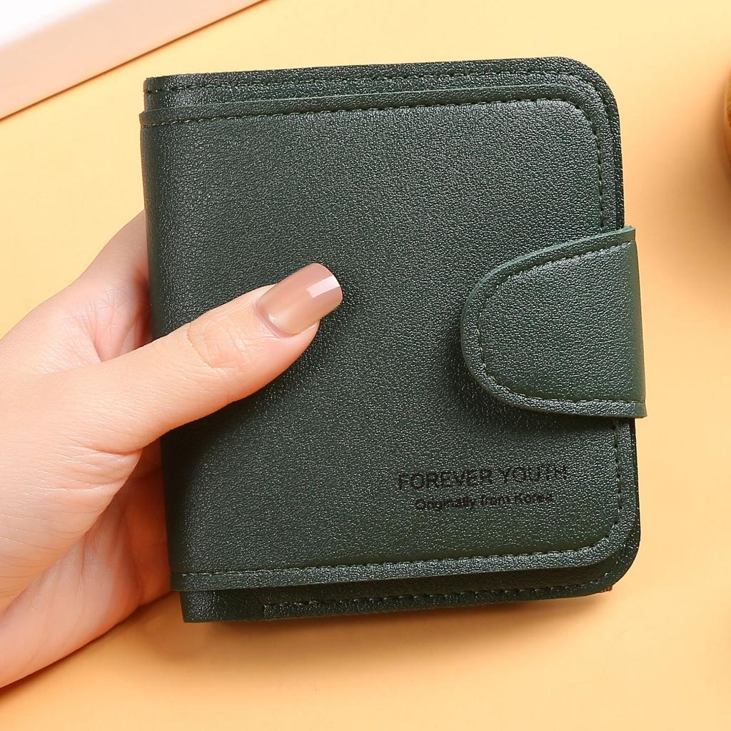 Женские кошельки красные черные маленькие мини-кошельки с застежкой-молнией и держателем для карт с кожаной пряжкой