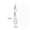 Shiny Glass Home Decor Hanging Crystal Pendant Crystal Ornament Chandelier Parts Prisms Pendant