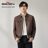 Qipai Men's Lapel Collar Jacket