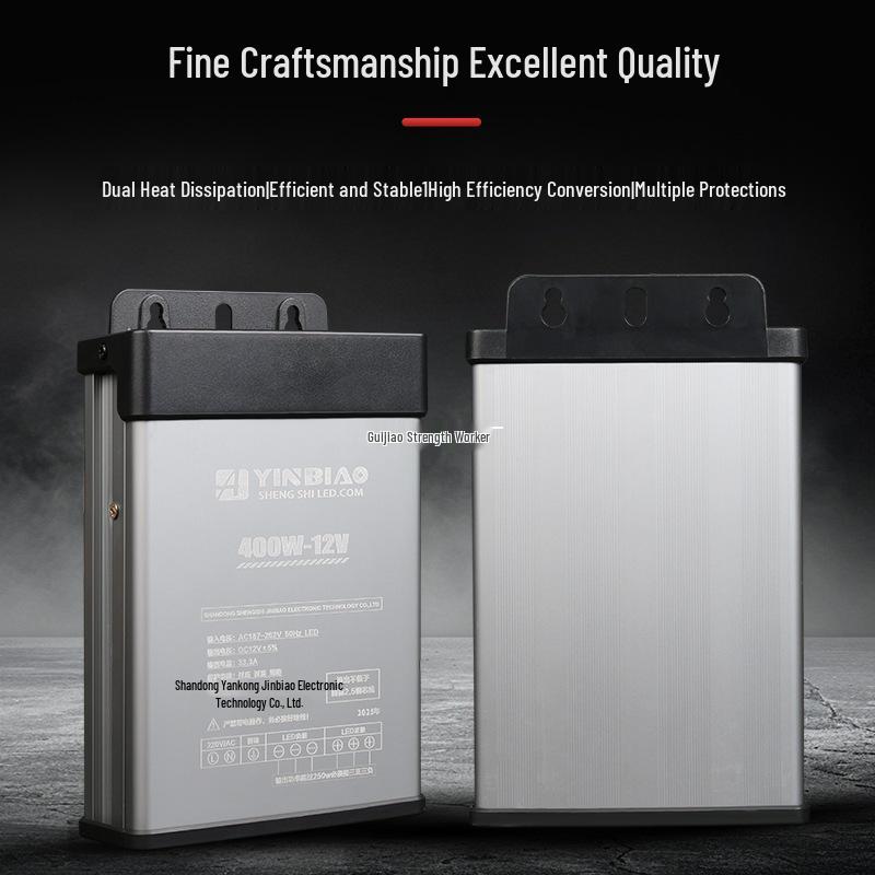 Gold Label 12V Outdoor Rainproof 220-24V 400W Power Supply for Advertising Light Box Transformer