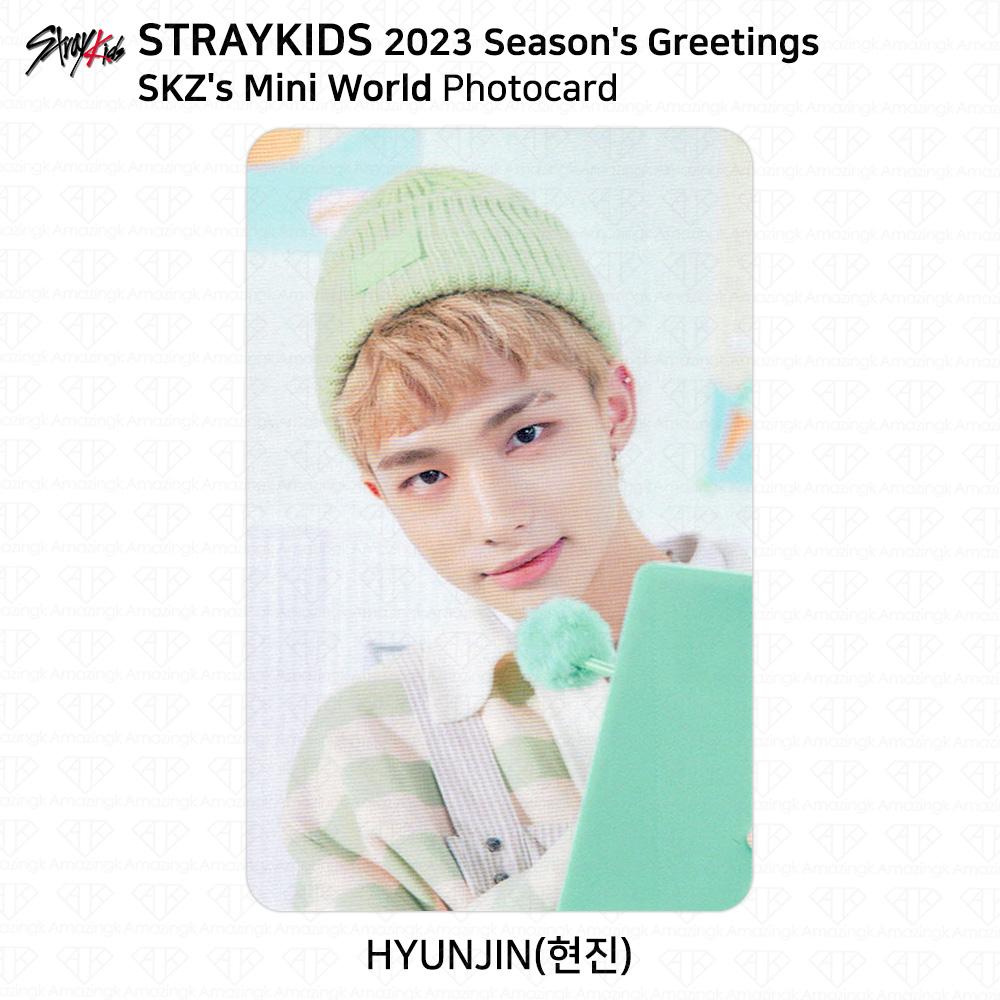 Stray Kids 2023 Новогодние поздравления Селфи Фотокарточка 4cut Photo JYP Shop Benefit