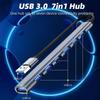 7IN1 USB HUB Type C 3 0 USB-A концентратор-разветвитель USB3.0/2.0 с USB-C 5 Гбит/с высокоскоростная передача данных для ПК ноутбука Macbook