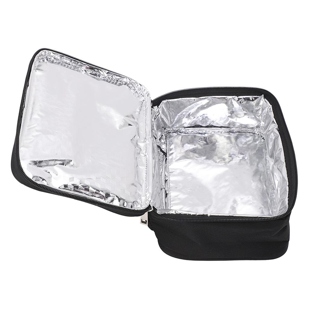Lunch Bag Portable Oven USB Charging Portable Microwave Aluminum Film Liner Heated Lunch Box with 2 