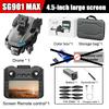 LYZRC SG901 MAX GPS  Large Screen Drone Professional 8K Camera Aerial FPV Brushless Obstacle Avoiding RC Folding Quadrotor Toy