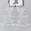 White Mesh Yarn Hollow Embroidery Car Bone Flower Clothing Shirt Dress Patch Flower Decoration Cloth Sticker Accessories