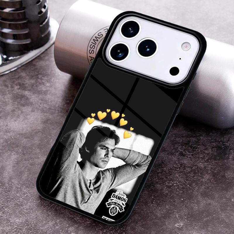 Чехол для телефона Ian Somerhalder Дневники вампира Damon для iPhone 17 16 15 Pro Max Air 14 13 12 11 Plus Ударопрочный чехол