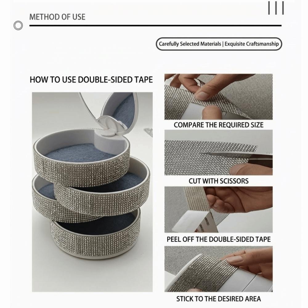Самоклеящаяся смоляная страза Сверкающая цветная наклейка-страза DIY Декоративная блестящая хрустальная наклейка Аксессуар для одежды