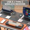60% Wireless Mechanical Keyboard Bluetooth Dual Mode Hot-Swappable Mini 68-Key Red Switch for PC PS4 Xbox iPhone iPad
