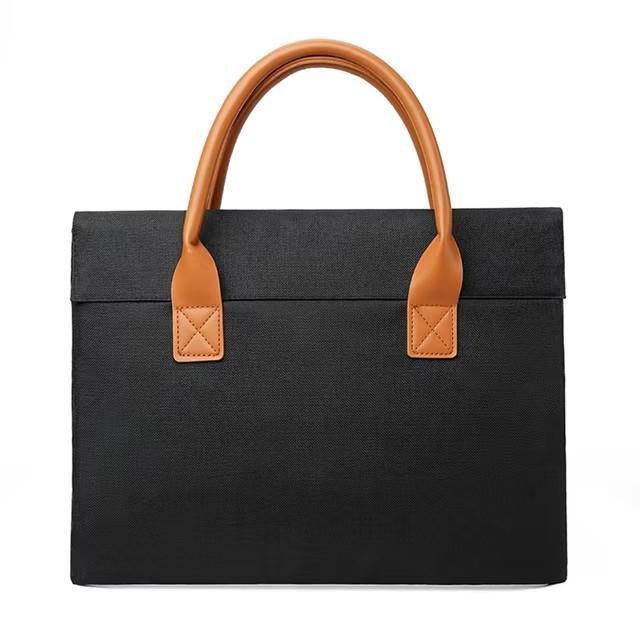 Minimalist Laptop Handbags 15.6 Inch Waterproof Notebook Briefcase For Women Men Oxford Business Bag