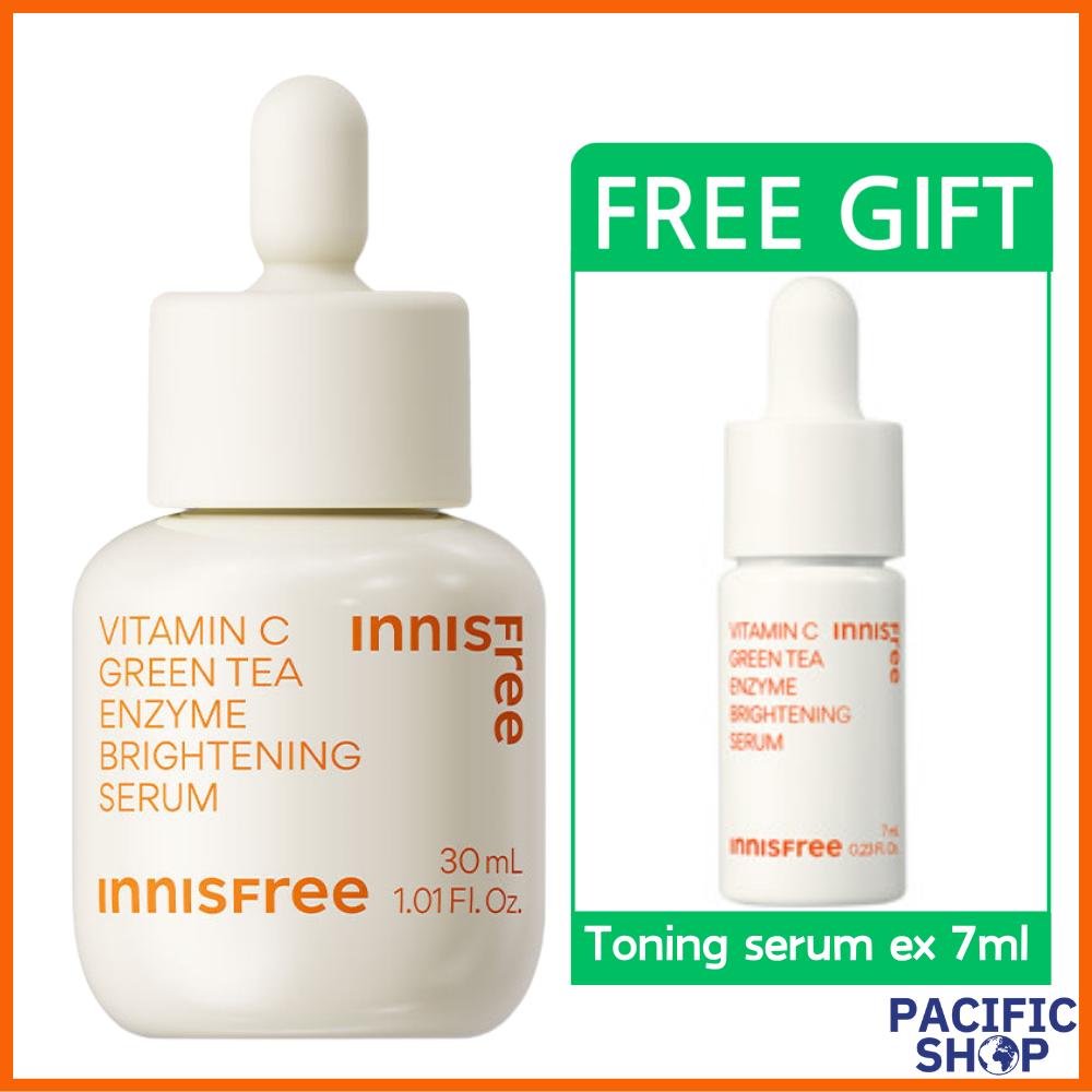 Innisfree Vitamin C Green Tea Enzyme Brightening Serum 30ml+7ml