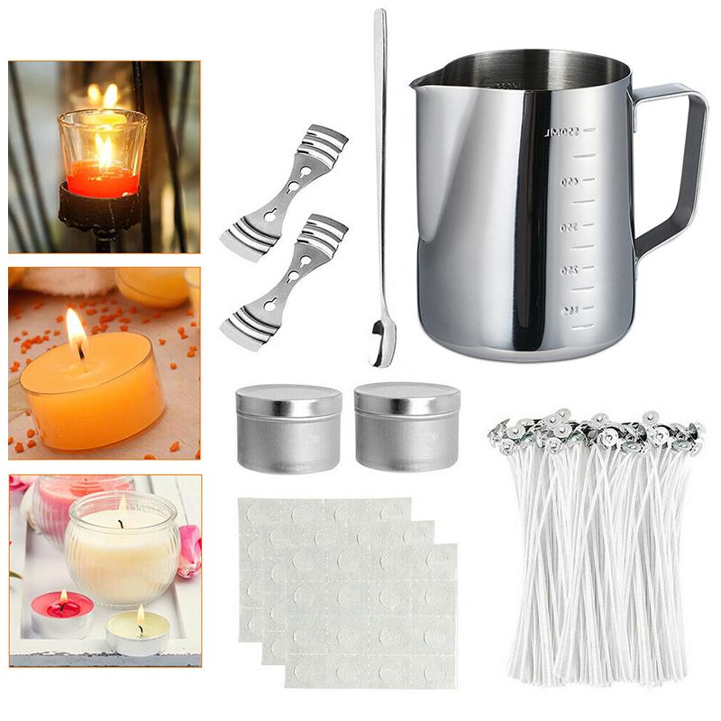 Набор для изготовления свечей, ароматические свечи, набор инструментов для рукоделия, горшок для заливки восковых фитилей