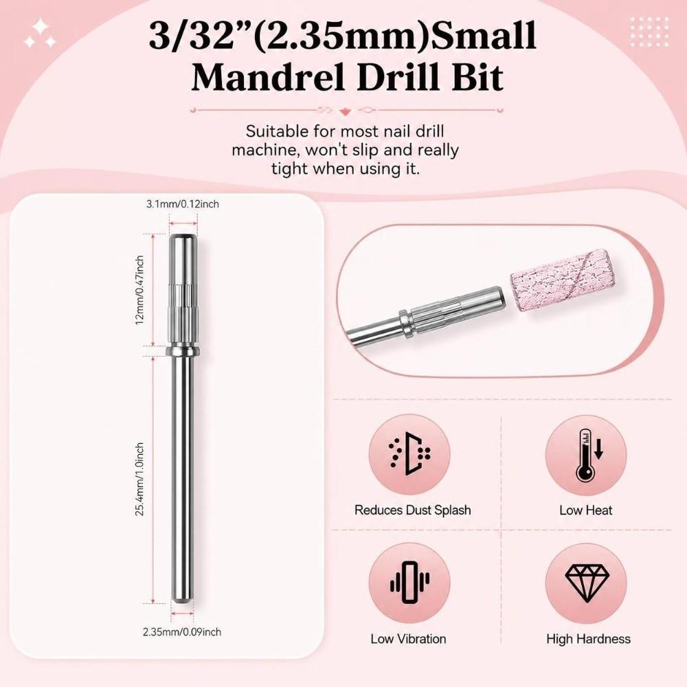 100PCS Mixed‑grit Nail Drill Sanding Bands 80/120/180/240 Grit Nail Sanding Band Set Manicure,Salon
