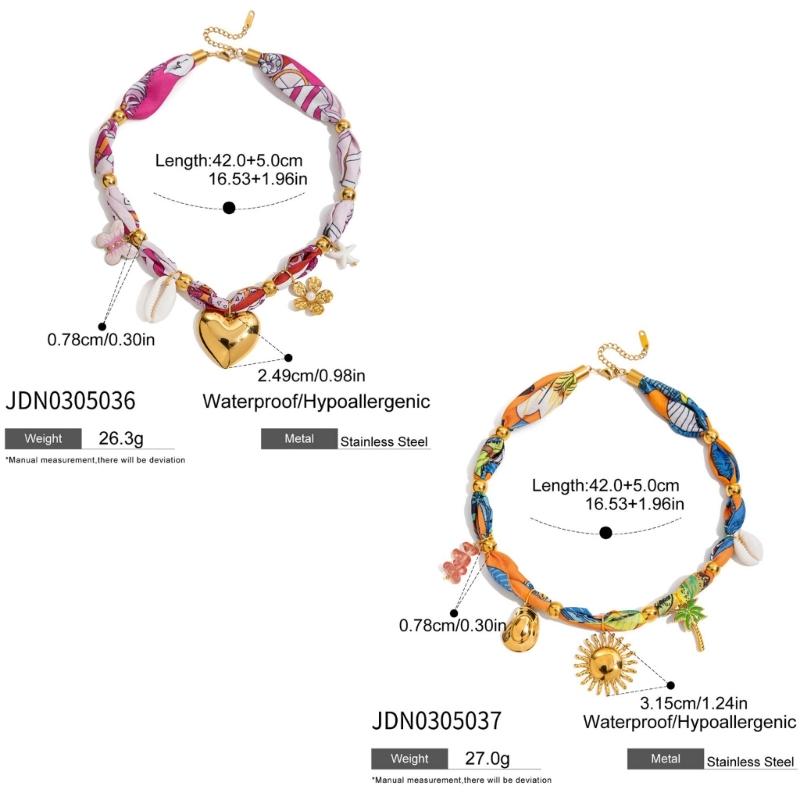 Stylish Oceanics Inspired Shell Dopamine Necklace Adjustable Portable Chain for Women Daily Wear