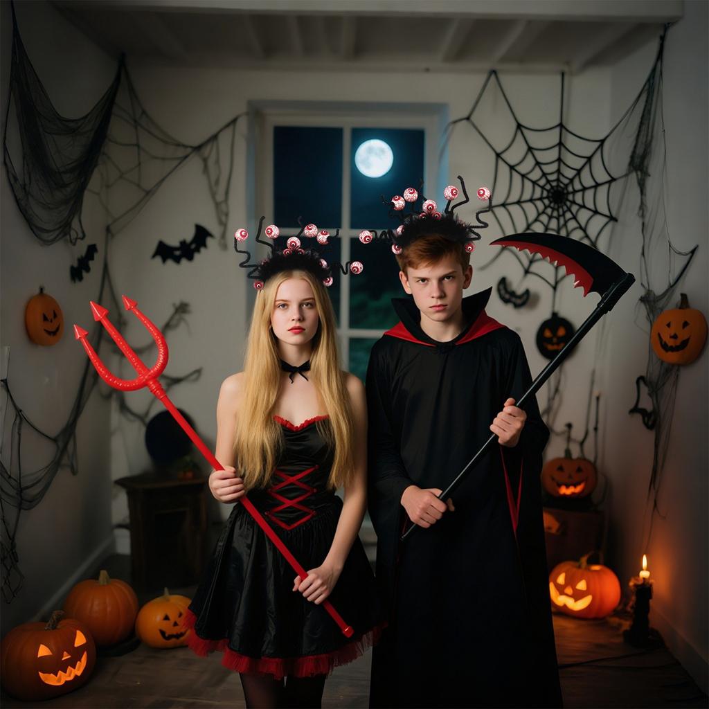 Украшения для ободка на Хэллоуин, Ободки для глаз, Ободки, Реквизит для вечеринки