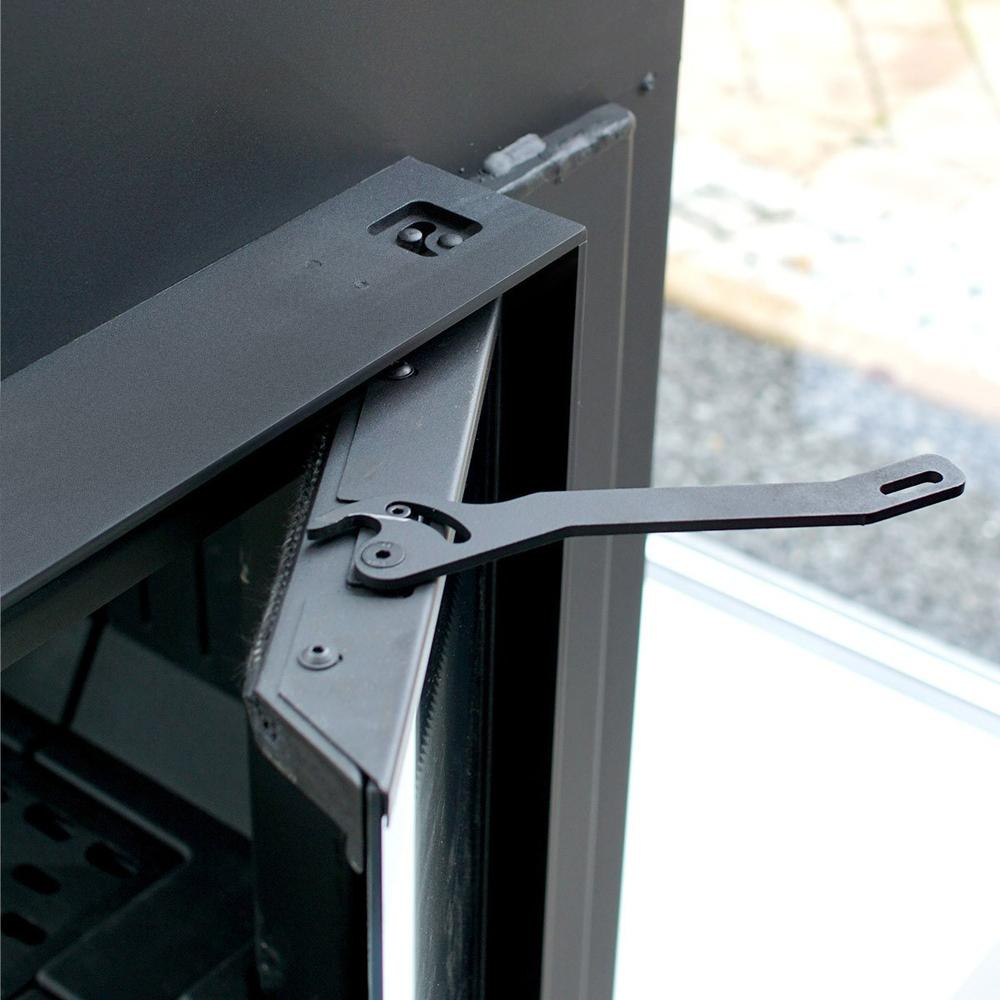 Steel fireplace KRATKI NBC 680/280 left right 7 kW Ø 160