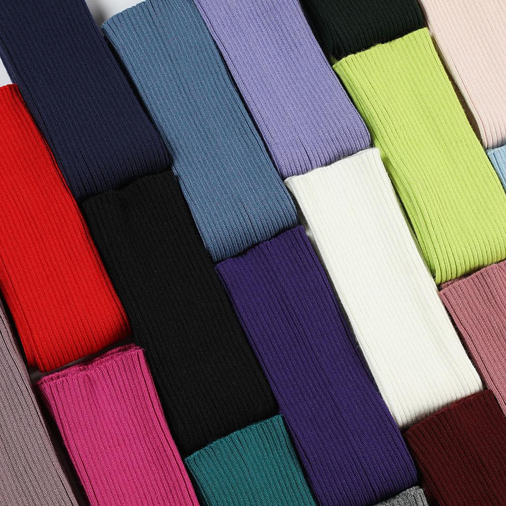 Женские чулки до колена с открытым каблуком, гетры в рубчик, вязаные для йоги, балета, танцев, отдыха