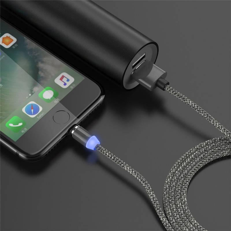 Magnetic Type C Micro USB Fast Charger Cable For Xiaomi 8 9 9T 10 Pro Redmi 6 7 7A 8 8A Note 7 8 QC 3.0 4 Port USB Phone Charger