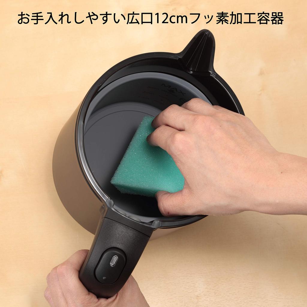 Tiger Electric Kettle, Steamless, with Anti-Tip and Spill Protection, 600ml, Matte Black, Wakuko PCK-H060KM