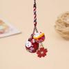 Fantastic Maneki Neko Key Chain Cherry Blossom Phone Strap Personality Lucky Cat Pendant  Children