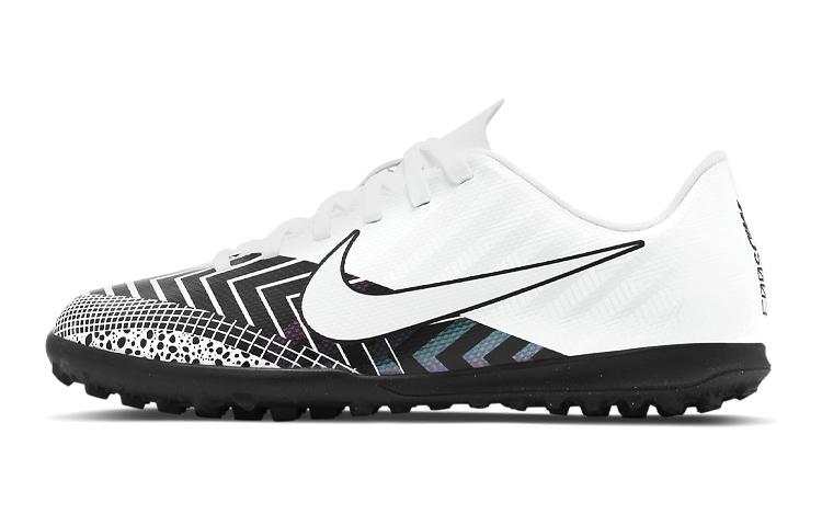 Nike Mercurial Vapor 13 Нескользящие Нескользящие Низкие Детские Футбольные Бутсы Белый Черный Унисекс CJ1179-110
