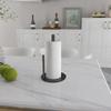 Weighted Base Paper Towel Holder Stainless Steel Roll Paper Holder Paper Towel Stand  Countertop