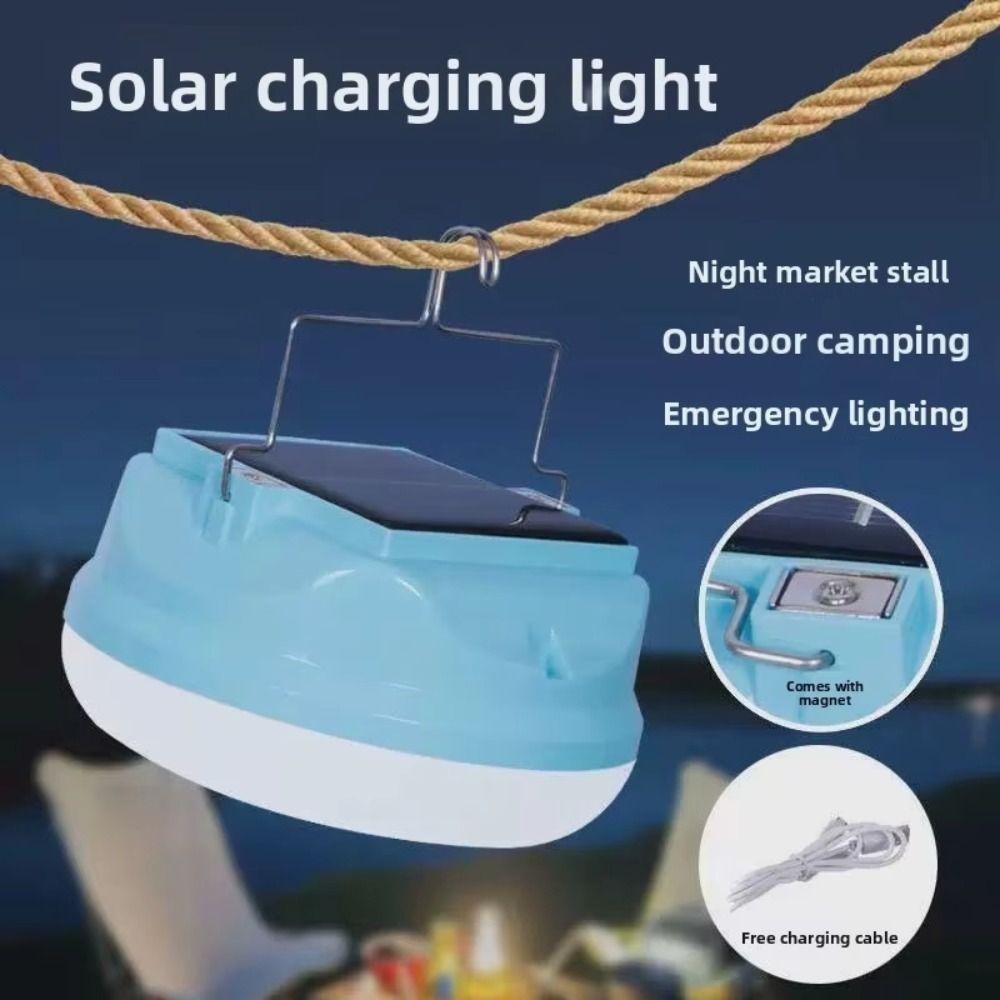3 Lighting Modes Solar Powered LED Camping Light Waterproof Ultra Bright LED Light  Outdoor Camping