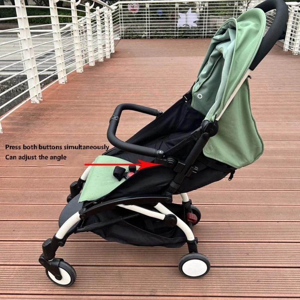 Stroller Fence Baby Stroller Accessories PU Cover Handle Pushchair Front Bumper Trolley