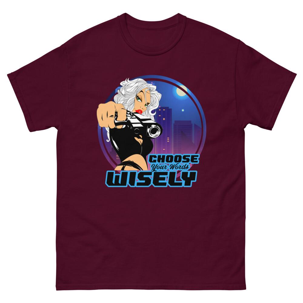Choose Your Words Wisely Men's heavyweight tee