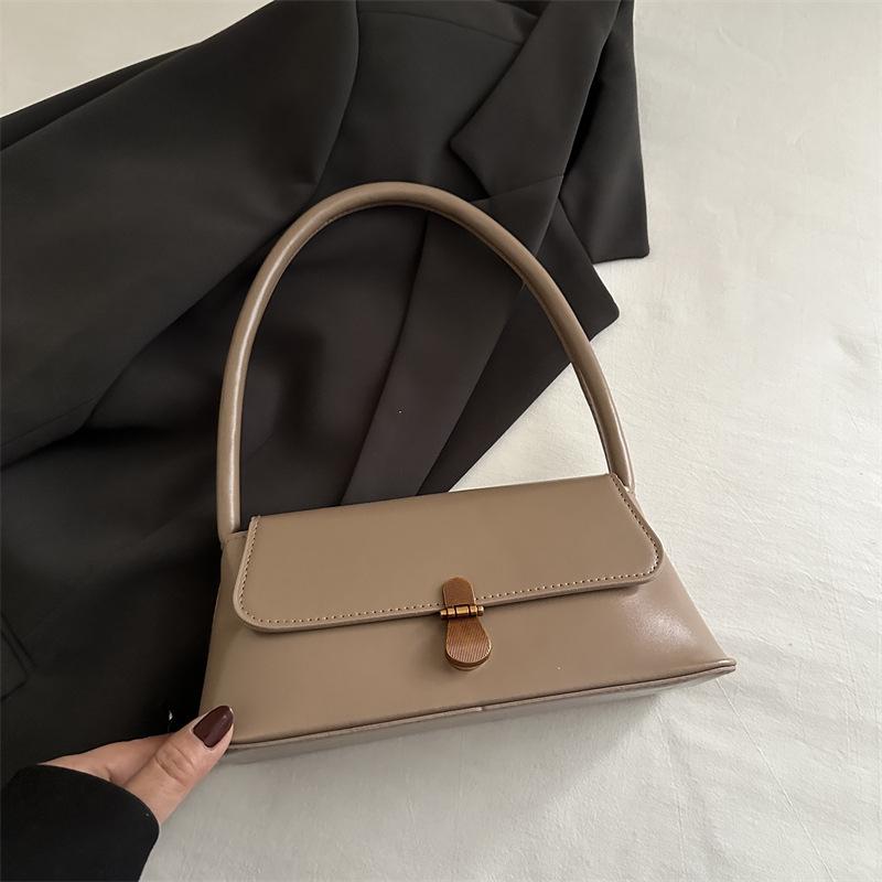 Ретро Нишевая Сумка-Багет - Весенняя Мода 2025: Трендовая корейская сумка под мышку, на одно плечо, ручная сумка для поездок на работу для женщин