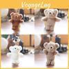 Teddy Bear Plush Keychain Pp Cotton Filled Bag Decor  Kids Gift Stuffed Animal