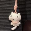 Брелок подвесной котенок плюшевая мягкая игрушка кукла кошка плюшевая подвеска сумка подвеска