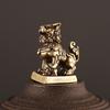 Feng Shui Decoration Attracts Wealth Keychain Pendant Lion Seal Lion Figurines Lion Ornaments
