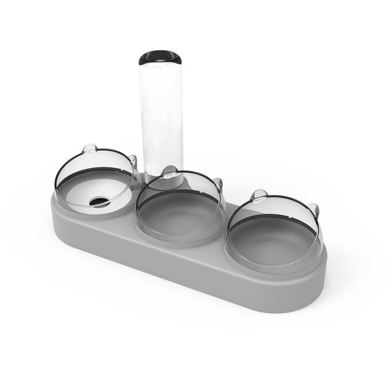 Эргономичная керамическая миска для кошек с автоматическим дозатором воды — защищает шею кошки