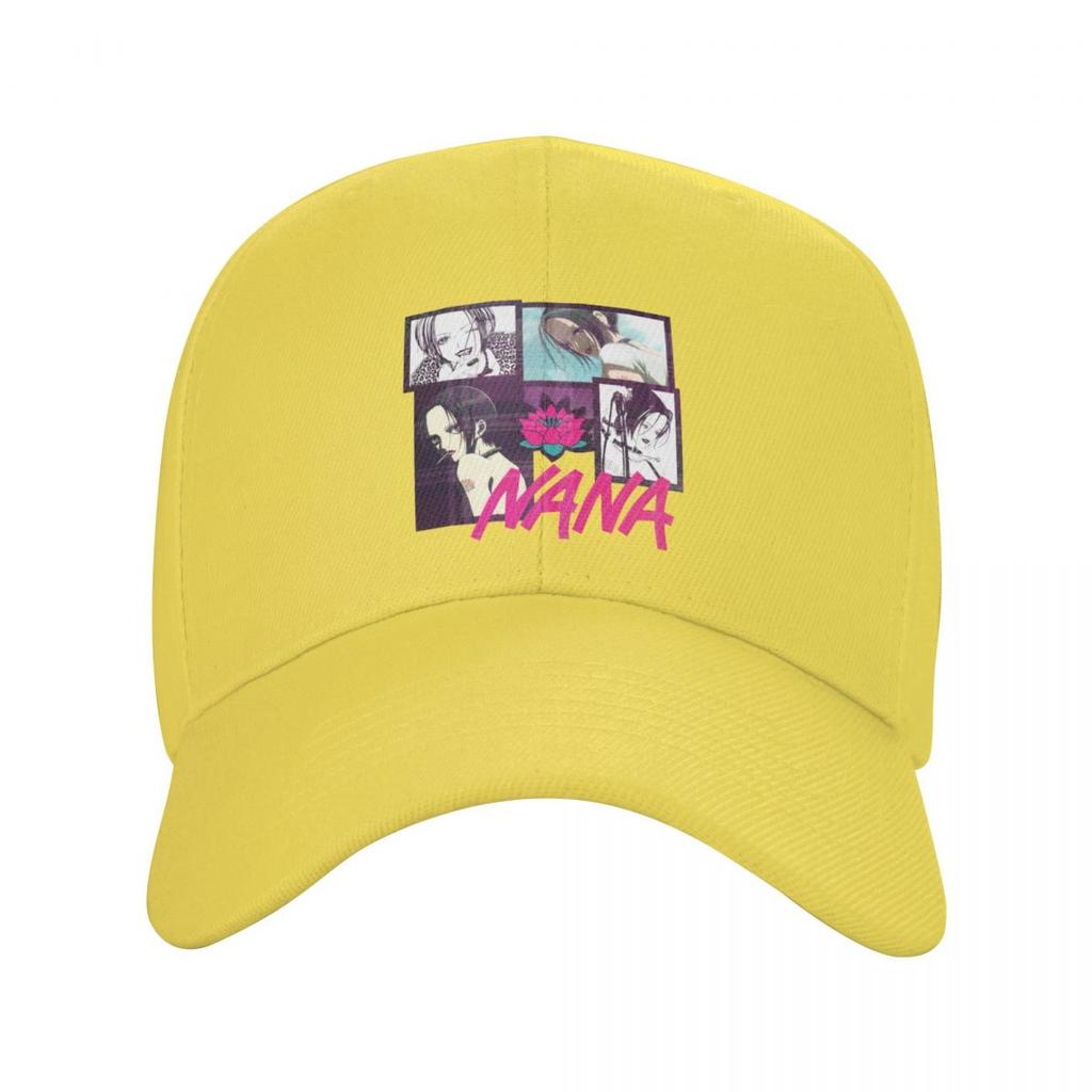 Punk Nana Osaki Baseball Cap for Women Unisex Adjustable Japanese Harajuku Anime Dad Hat Sun Protection Snapback Caps Summer Hats