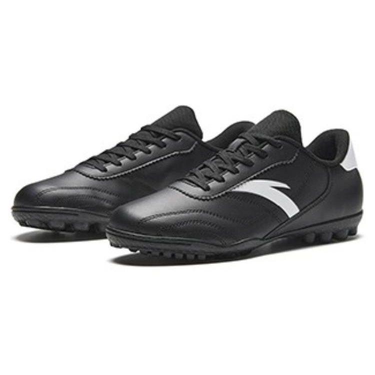 Anta TF Turf Искусственный газон Скользкий Устойчивый к истиранию Футбольные бутсы Мужские Черный Белый 912332202-2