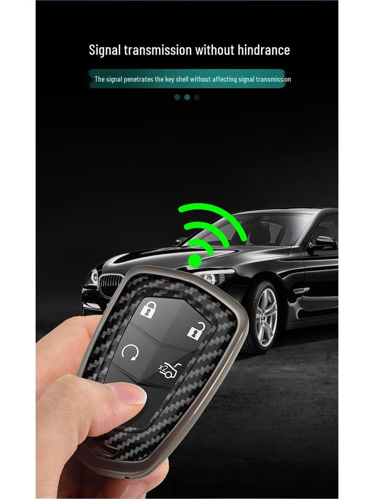 Премиальный чехол для ключей для Cadillac XTS, SLS, Seville, CTS, SRX, Escalade, ATS - Мужской роскошный аксессуар