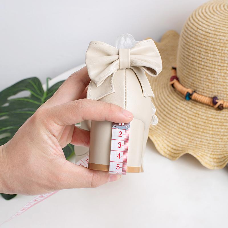 Свадебные туфли в стиле «Лолита» с оборками и бантом, кружевные, женские, на высоком каблуке, платье принцессы, розовое, большие размеры 34-48