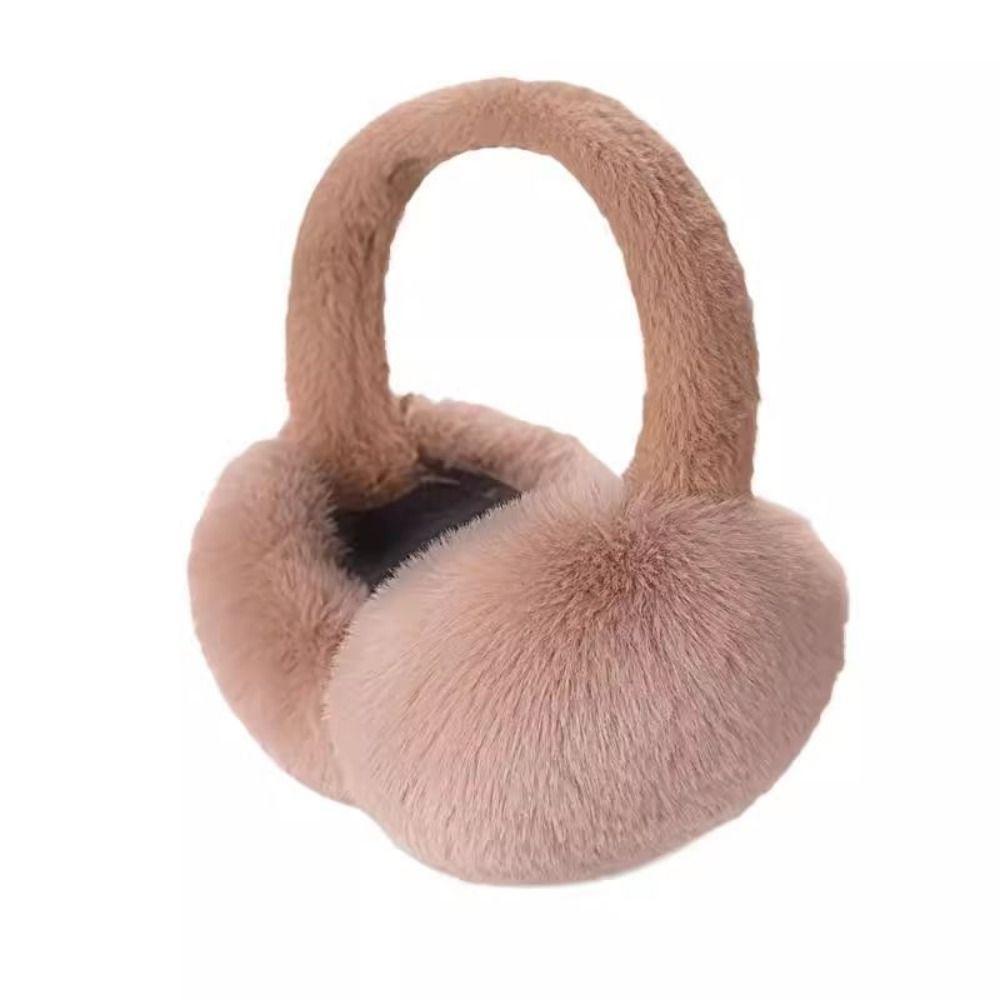Портативные плюшевые наушники Зимние теплые наушники-наушники для улицы из искусственного меха для женщин и мужчин