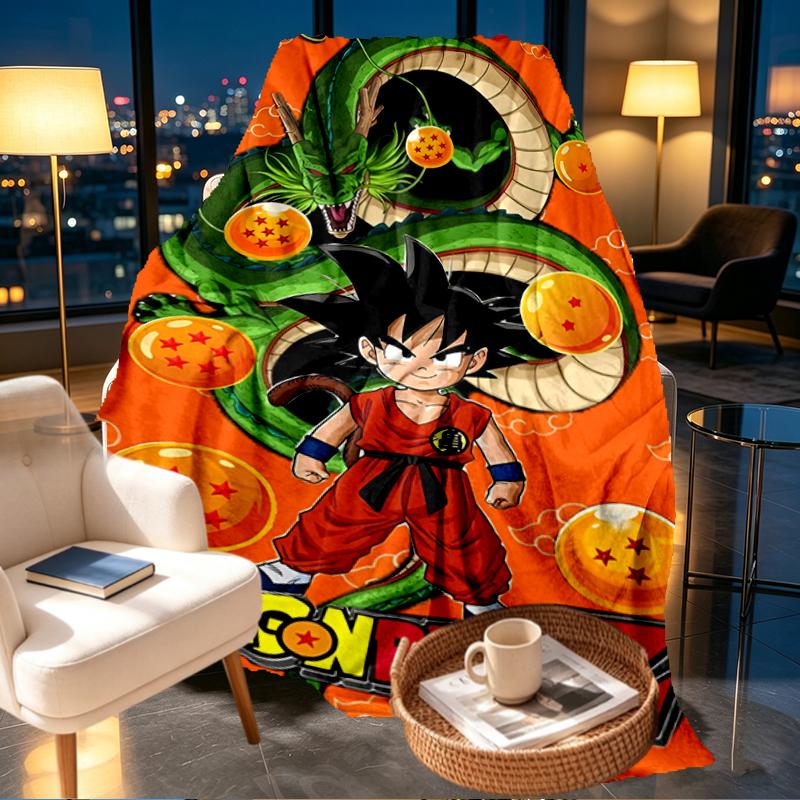 Anime Print Blanket - Soft & Comfortable, for Bedroom, Travel, Sofa, Home Decoration - Birthday Christmas Gift for Friend