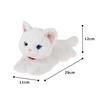 Sun Lemon Lap Cat Odd Eyes WH SS 11 x 29 x 12cm Plush Animal Cute Cat P-8042