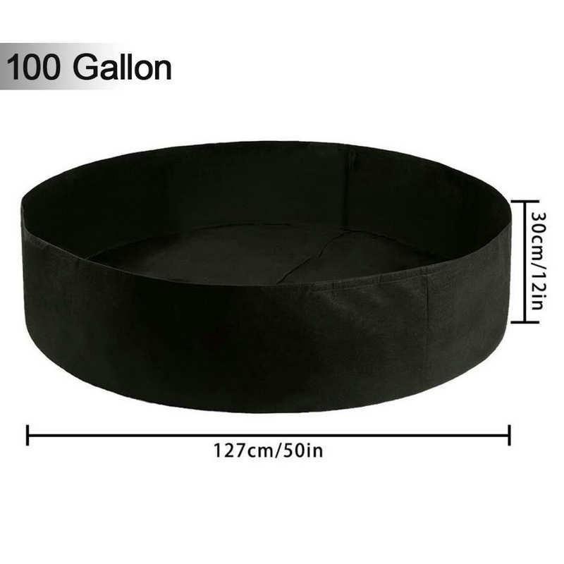 15/50/100 Gallon Large Capacity Plants Growing Bag Garden Flower Planter Elevated Vegetable Box Planting Grow Bag
