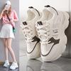 Mesh Breathable Thick-soled Dad Shoes Women's 2025 New Spring and Summer Height Increase Internet Celebrities Show Feet Small Leisure Sports Women's