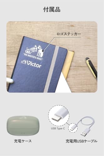 JVC Kenwood Victor HA-NP1T-AN Беспроводные наушники Bluetooth 5.3 Открытого типа Ear Cuff Мультиточечные 24 часа Воспроизведение Водонепроницаемый Микрофон Компактные Легкие