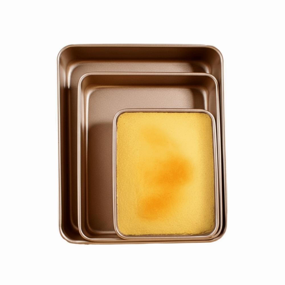 Non-Stick Square Baking Pan Multisize Bakeware Tools Easy Cleaning Cake Mold Tray Cake Baking
