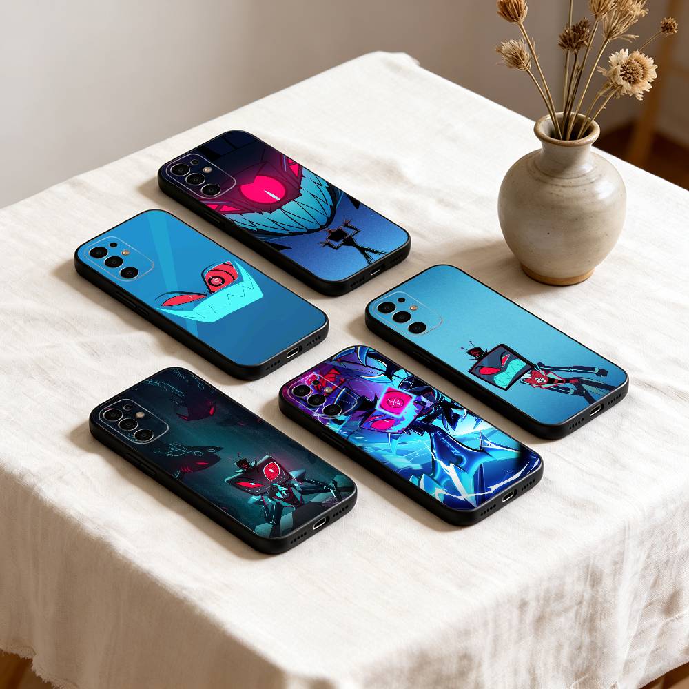 Hazbin H-Hotel V-Vox Чехол для телефона для Samsung S25,S24,S21,S22,S23,S30,Ultra,S20,Plus,Fe, Мягкий силиконовый черный чехол