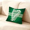 Ireland Flag Irish Harp Erin Go Pillow Case Cartoon Anime Peripheral Bedroom Sofa Decorative Cushion Cover Soft Cushion Cover