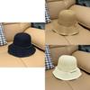 Fashionable Breathable Wave Edge Sun Hat With Bow Tie For Women Spring Summer Lightweight Sunscreen Bucket Hat