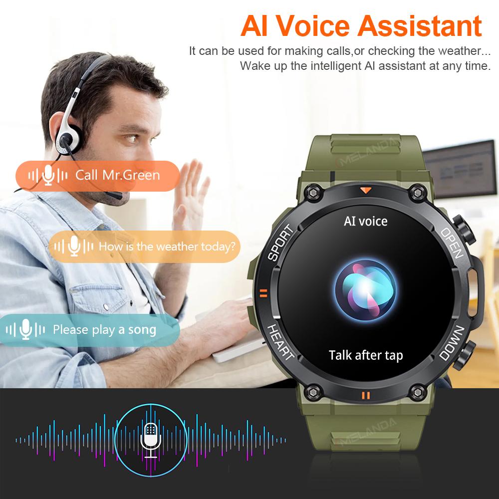 MEVADEN Новые 1,39-дюймовые мужские Bluetooth-смарт-часы с функцией вызова, спортивные фитнес-трекеры, мониторы сердечного ритма, умные часы для Android IOS 400 мАч MD56