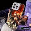 Game GI Mavuika White Translucent MagSafe Mobile Phone Case for iPhone 17 16 15 14 13 12 11 X XR XS 8 7 Air Pro Max Plus Cover