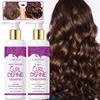 Curl Define Shampoo & Conditioner Set-Moisturizing, Protect And Enhance Curl Retention-Suitable for All Hair Types, 100ml+100ml